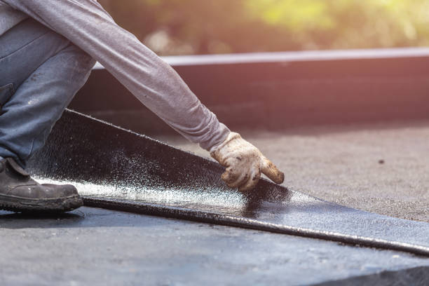 Professional Waterproofing technician working in Florence, NJ